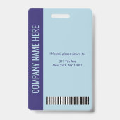 Aangepaste ID-badge van hoge kwaliteit voor veilig Badge (Back)
