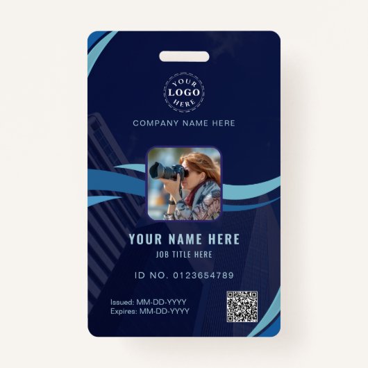 Aangepaste ID-badge van hoge kwaliteit voor veilig Badge (Voorkant)