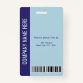 Aangepaste ID-badge van hoge kwaliteit voor veilig Badge (Achterkant)