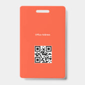 Aangepaste ID-badge voor werknemers Badge (Achterkant)
