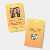Aangepaste ID-badge voor werknemers Badge (Voor- en achterkant)