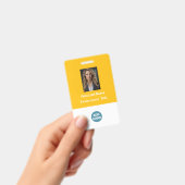 Aangepaste ID-badge voor werknemers - naam, foto,  Badge (Handheld)