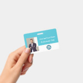 Aangepaste ID-badge voor werknemers - naam, foto,  Badge (Handheld)
