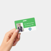 Aangepaste ID-badge voor werknemers - naam, foto,  Badge (Handheld)