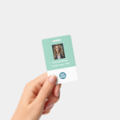 Aangepaste ID-badge voor werknemers - naam, foto,  Badge (Handheld)