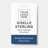 Aangepaste ID Kaart QR-code Bedrijfsnaam werknemer Badge (Voorzijde)