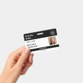 Aangepaste ID-kaart voor docenten Sjabloon schooln Badge (Handheld)