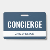 Aangepaste ID-kaart voor hotelconciërge Badge (Voorzijde)