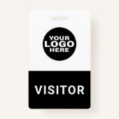Aangepaste ID-kaart voor zakelijke Logo bezoeker Badge (Achterkant)
