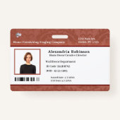 Aangepaste ID medewerker-ID Identificatiedag foto- Badge (Voorkant)