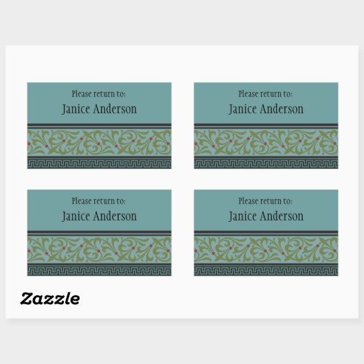 Aangepaste ID-Sticker Rechthoekige Sticker (Vel)