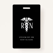 Aangepaste ID voor geregistreerde verpleegkundige  Badge (Voorkant)