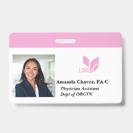Aangepaste ID werknemer Foto naam Badge