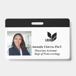 Aangepaste ID werknemer Foto naam Badge