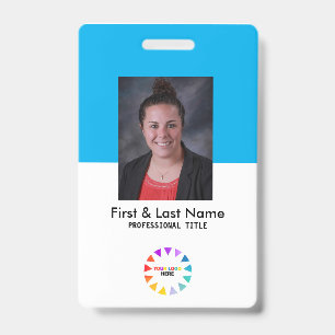 Aangepaste ID-werknemersfoto bedrijf gepersonalise Badge