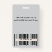 Aangepaste identificatiebadge | Naamplaatje Badge (Achterkant)