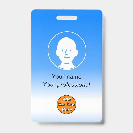 Aangepaste identiteitskaart badge (Voorzijde)