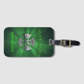 Aangepaste Ierland Celtic Cross Bagagelabel (Voorkant (horizontaal))