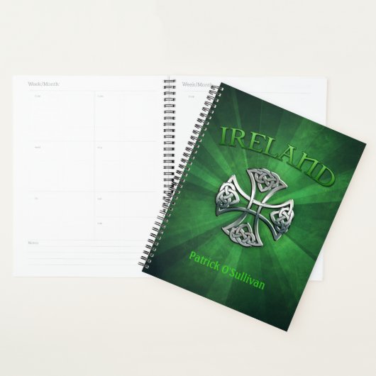 Aangepaste Ierland Celtic Cross Planner (Display)