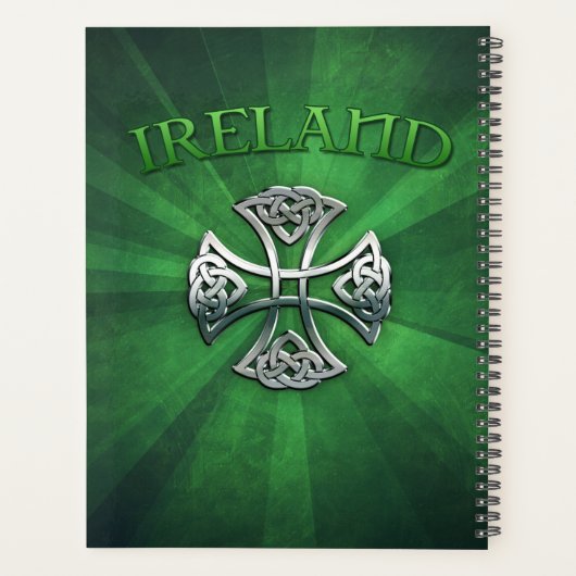 Aangepaste Ierland Celtic Cross Planner (Achterkant)