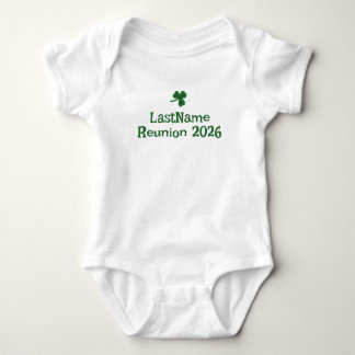 Aangepaste Ierse Clan Shamrock T-Shirt - kinderen