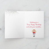 Aangepaste Ierse dansdag voor blond meisje Kaart (Binnen)