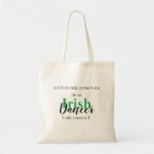 Aangepaste Ierse dansprijsopgave Tote Bag (Voorkant)