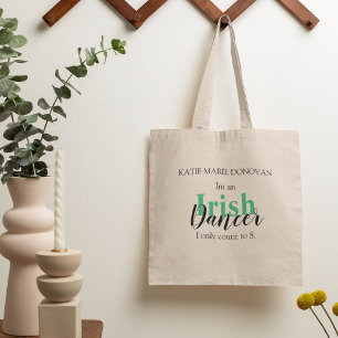 Aangepaste Ierse dansprijsopgave Tote Bag