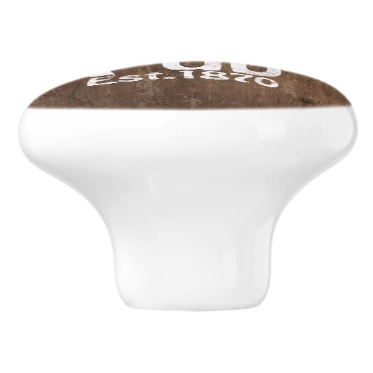 Aangepaste Ierse Pub Old Keg Effect Sign Keramische Knop (Zijkant)