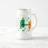 Aangepaste Ierse vlag met Celtic Font Bierpul (Voorkant rechts)