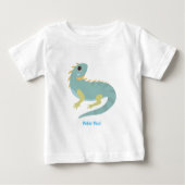 Aangepaste Iguana Lizard Baby T-Shirt (Voorkant)