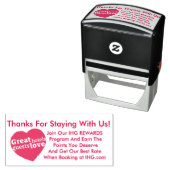 Aangepaste IHG KRIJGT Bedankt U 2,9 x 1,4-inch ste Zelfinktende Stempel (In situ)