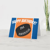 Aangepaste ijshockey gepersonaliseerde leeftijd na kaart (Voorkant)