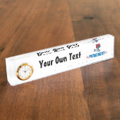 Aangepaste ijskap naambordje (Zijkant)