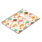 Aangepaste ijsrecepten notitieboek (Linkerzijde)