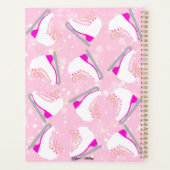 Aangepaste ijsroze les/oefening planner (Achterkant)