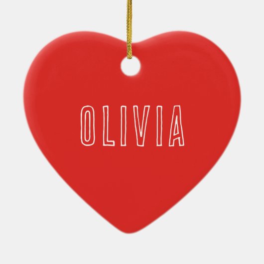 Aangepaste ijsschaatser keramisch ornament (Achterkant)