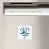 Aangepaste Ik heb de overstroming overleefd blikse Magneet (Insitu (Vaatwasser))