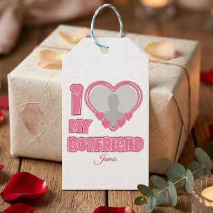 Aangepaste 'Ik hou van mijn vriend' – Voeg foto en Cadeaulabel