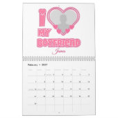 Aangepaste 'Ik hou van mijn vriend' - Voeg foto en Kalender (Feb 2027)