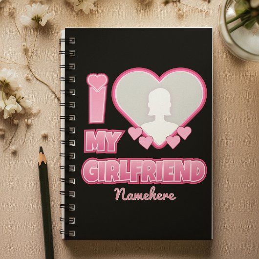 Aangepaste 'Ik hou van mijn vriendin' – Voeg foto Planner