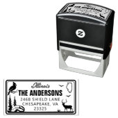 Aangepaste Illinois licentie Bord adresstempel Zelfinktende Stempel (In situ)