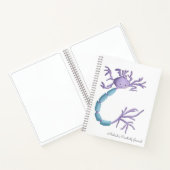Aangepaste Illustratie van een Cute Cartoon-neuron Notitieboek (Binnen)