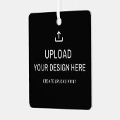 Aangepaste illustraties, foto's of ontwerpen metalen ornament (Voorkant links)