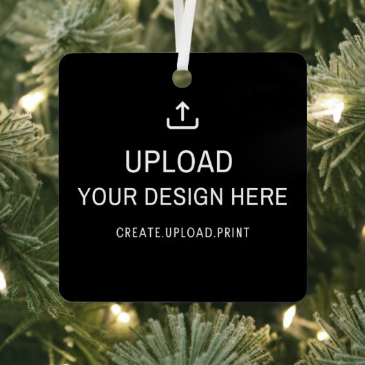 Aangepaste illustraties, foto's of ontwerpen metalen ornament (Insitu)