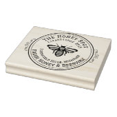 Aangepaste imker & honing Business Rubber Stamp Rubberstempel (Stempel)