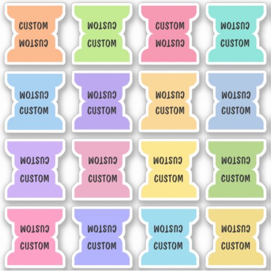 Aangepaste index tabbladen pagina scheiders multic sticker (Voorkant)