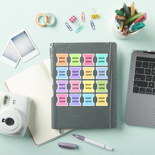 Aangepaste index tabbladen pagina scheiders multic sticker (iPad Cover)