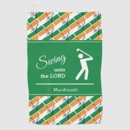 Aangepaste INDIA Golfhanddoek