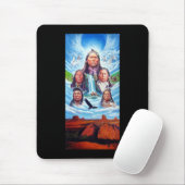 Aangepaste Indiase Chiefs Native Americans Sjabloo Muismat (Met muis)